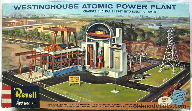 Revell 1/192 Westinghouse Atomic Power Plant - 'S' Kit, H1550-695 plastic model kit
